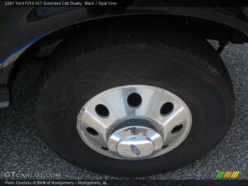 Black / Opal Grey 1997 Ford F350 XLT Extended Cab Dually
