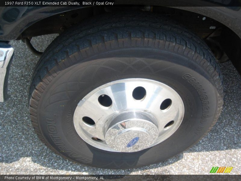 Black / Opal Grey 1997 Ford F350 XLT Extended Cab Dually