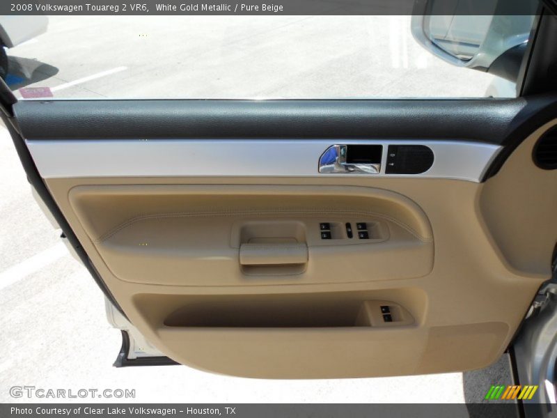 White Gold Metallic / Pure Beige 2008 Volkswagen Touareg 2 VR6