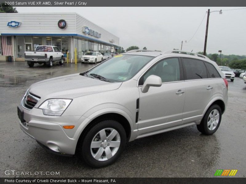 Silver Pearl / Gray 2008 Saturn VUE XR AWD