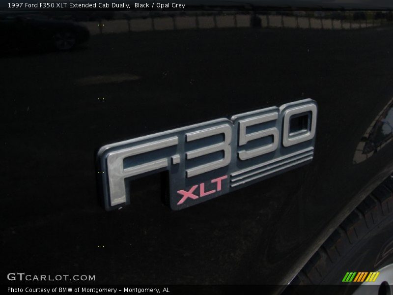 Black / Opal Grey 1997 Ford F350 XLT Extended Cab Dually