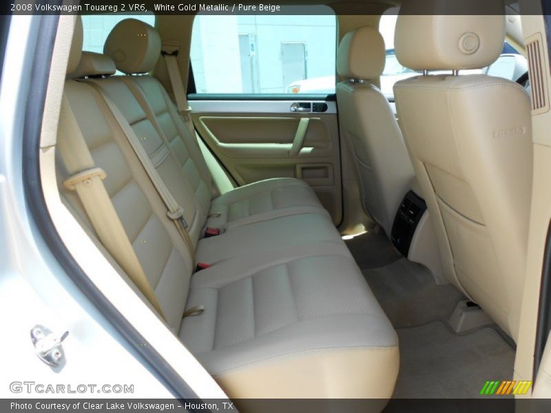 White Gold Metallic / Pure Beige 2008 Volkswagen Touareg 2 VR6