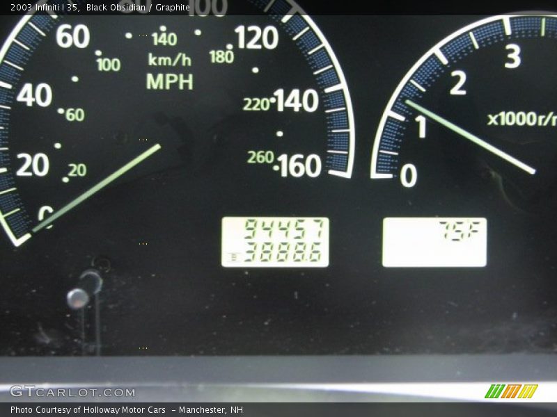 Black Obsidian / Graphite 2003 Infiniti I 35