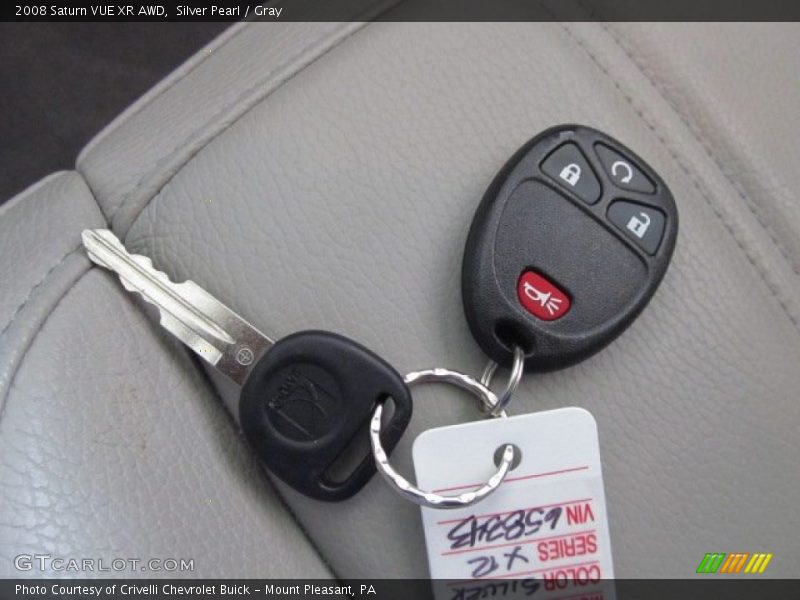 Silver Pearl / Gray 2008 Saturn VUE XR AWD