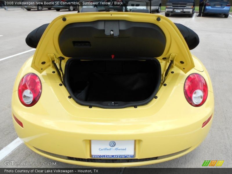 Sunflower Yellow / Black 2008 Volkswagen New Beetle SE Convertible