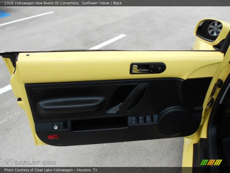 Sunflower Yellow / Black 2008 Volkswagen New Beetle SE Convertible