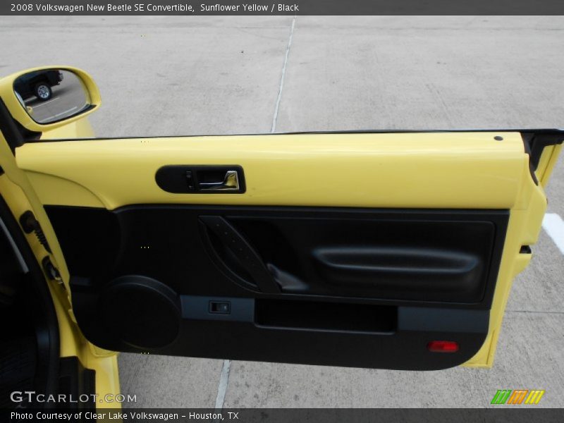 Sunflower Yellow / Black 2008 Volkswagen New Beetle SE Convertible