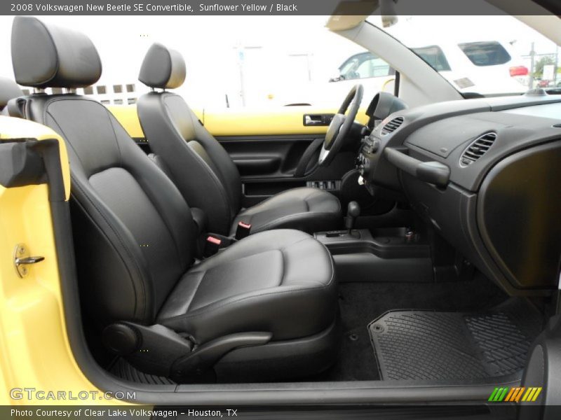 Sunflower Yellow / Black 2008 Volkswagen New Beetle SE Convertible