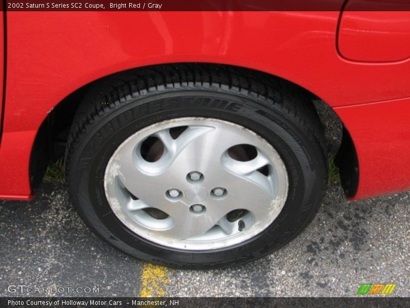 Bright Red / Gray 2002 Saturn S Series SC2 Coupe