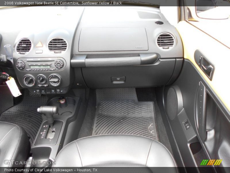 Sunflower Yellow / Black 2008 Volkswagen New Beetle SE Convertible