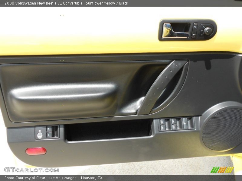 Sunflower Yellow / Black 2008 Volkswagen New Beetle SE Convertible