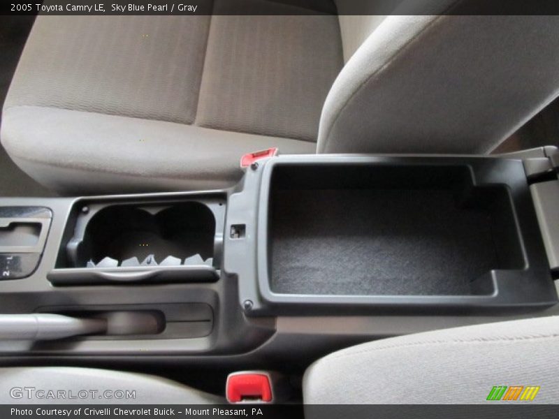 Sky Blue Pearl / Gray 2005 Toyota Camry LE