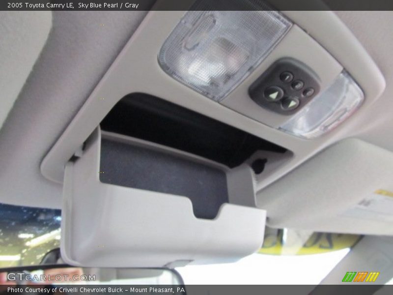 Sky Blue Pearl / Gray 2005 Toyota Camry LE