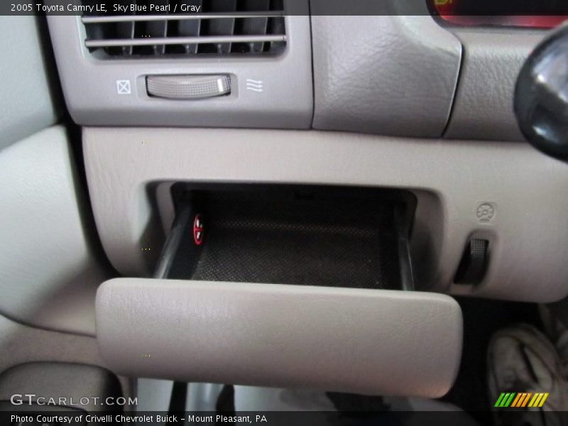 Sky Blue Pearl / Gray 2005 Toyota Camry LE