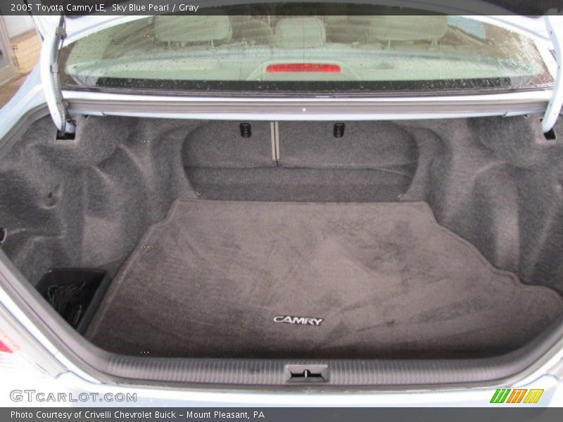 Sky Blue Pearl / Gray 2005 Toyota Camry LE