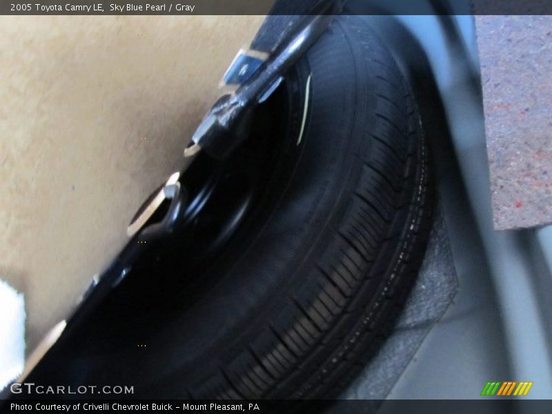 Sky Blue Pearl / Gray 2005 Toyota Camry LE