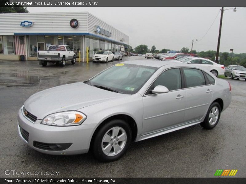 Silver Ice Metallic / Gray 2010 Chevrolet Impala LT