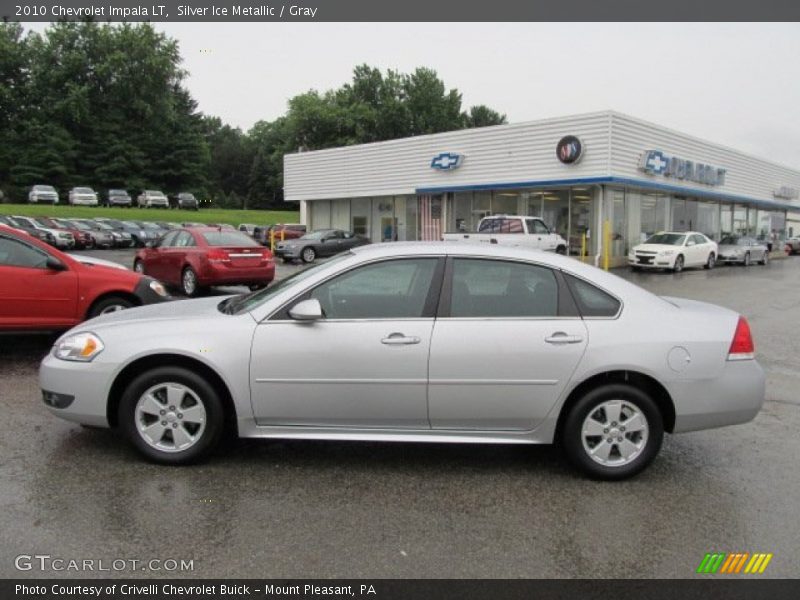 Silver Ice Metallic / Gray 2010 Chevrolet Impala LT