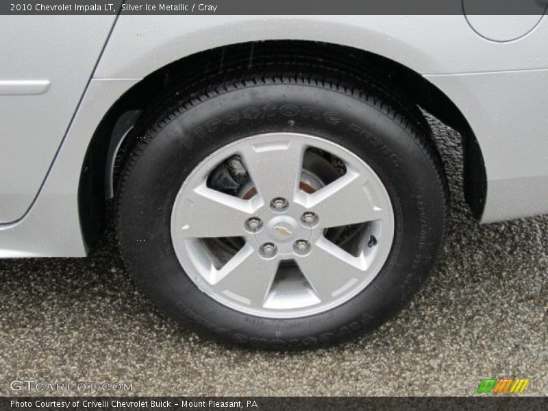 Silver Ice Metallic / Gray 2010 Chevrolet Impala LT