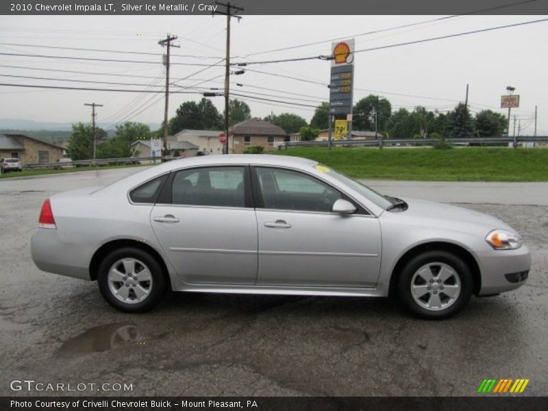 Silver Ice Metallic / Gray 2010 Chevrolet Impala LT