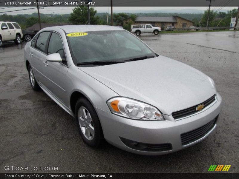 Silver Ice Metallic / Gray 2010 Chevrolet Impala LT