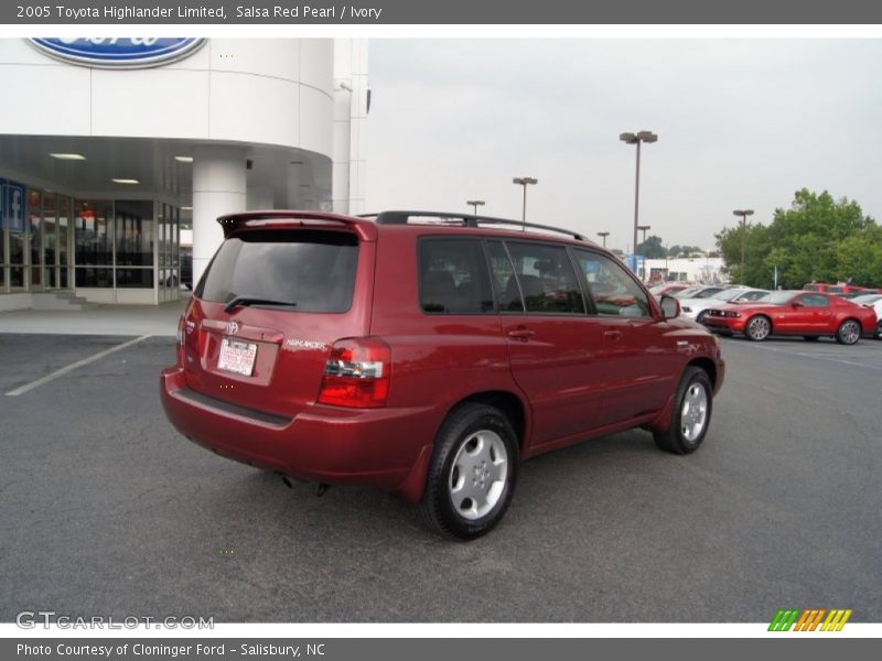 Salsa Red Pearl / Ivory 2005 Toyota Highlander Limited