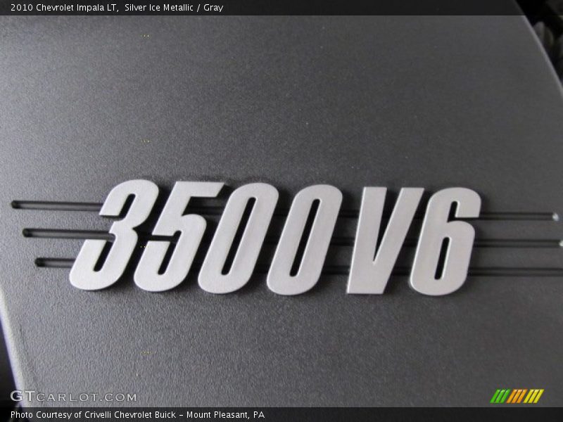 Silver Ice Metallic / Gray 2010 Chevrolet Impala LT