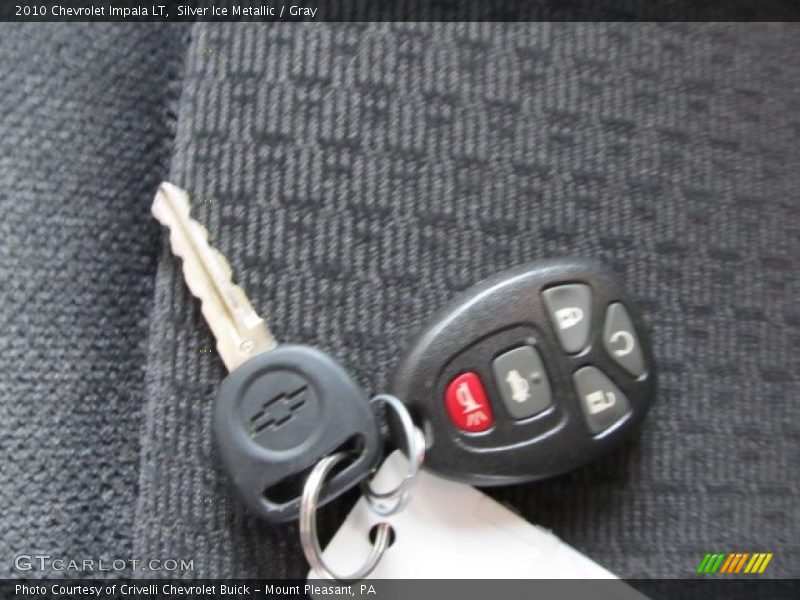 Silver Ice Metallic / Gray 2010 Chevrolet Impala LT