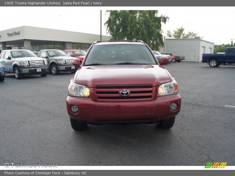 Salsa Red Pearl / Ivory 2005 Toyota Highlander Limited