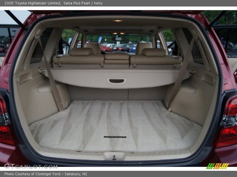 Salsa Red Pearl / Ivory 2005 Toyota Highlander Limited