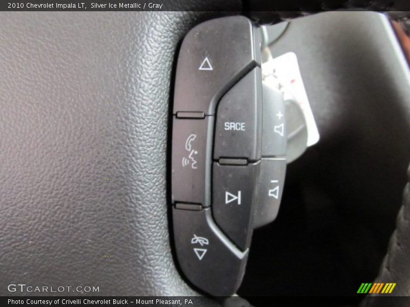 Silver Ice Metallic / Gray 2010 Chevrolet Impala LT