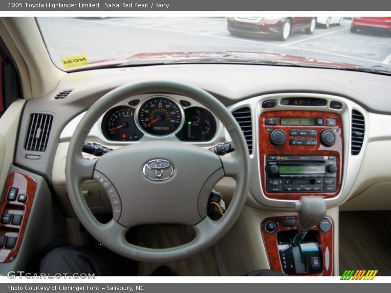 Salsa Red Pearl / Ivory 2005 Toyota Highlander Limited