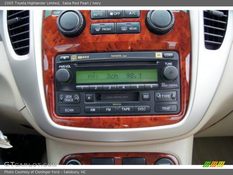 Salsa Red Pearl / Ivory 2005 Toyota Highlander Limited