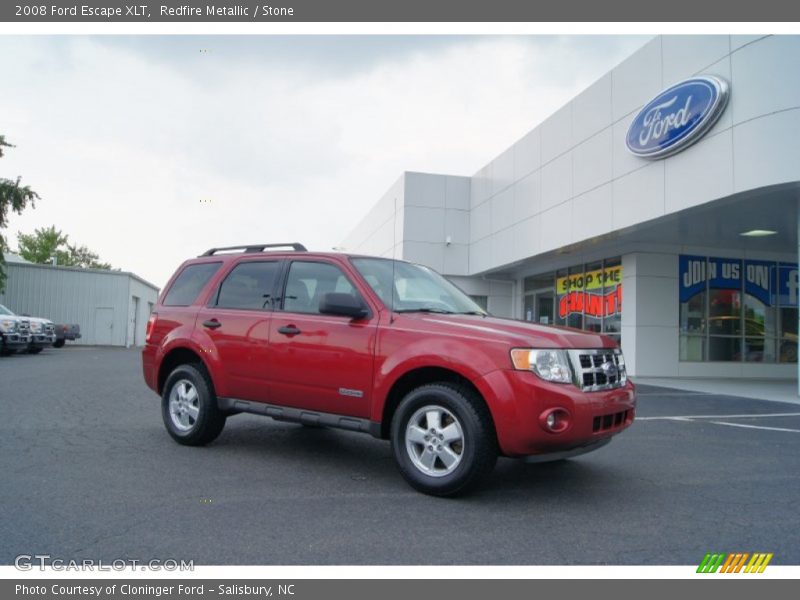 Redfire Metallic / Stone 2008 Ford Escape XLT