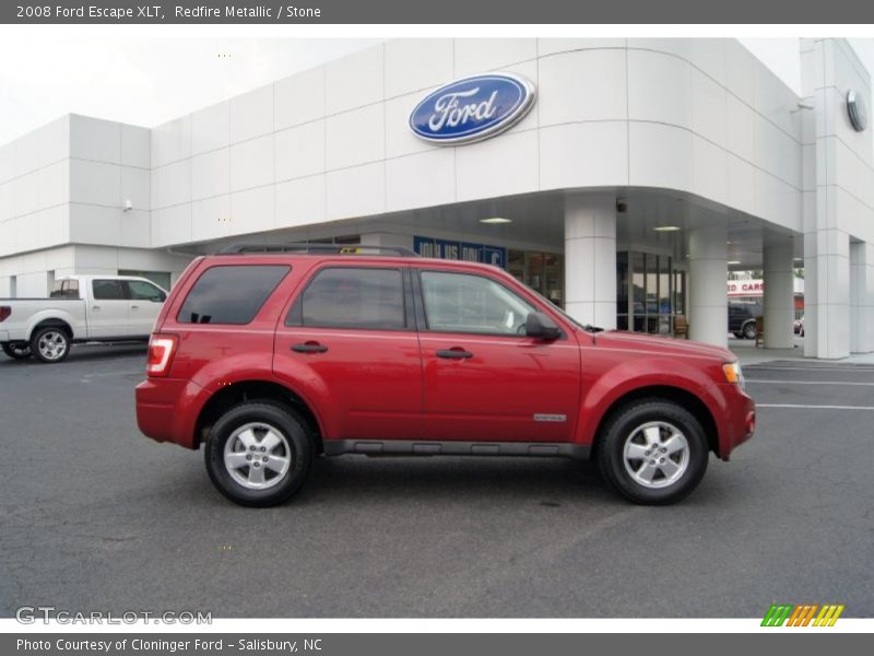 Redfire Metallic / Stone 2008 Ford Escape XLT