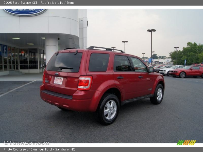 Redfire Metallic / Stone 2008 Ford Escape XLT