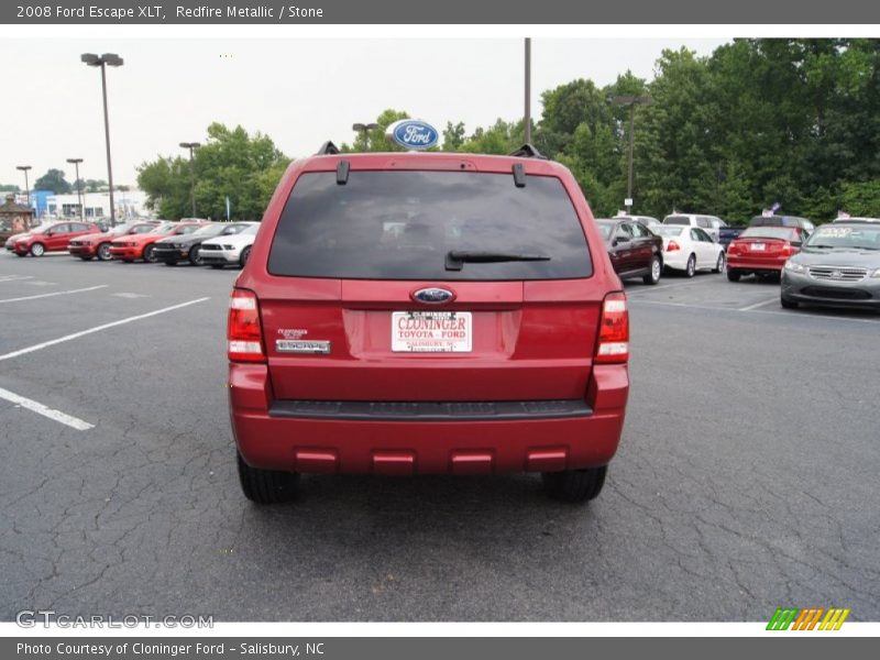 Redfire Metallic / Stone 2008 Ford Escape XLT