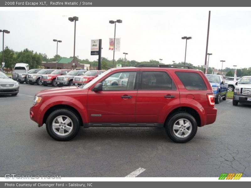 Redfire Metallic / Stone 2008 Ford Escape XLT