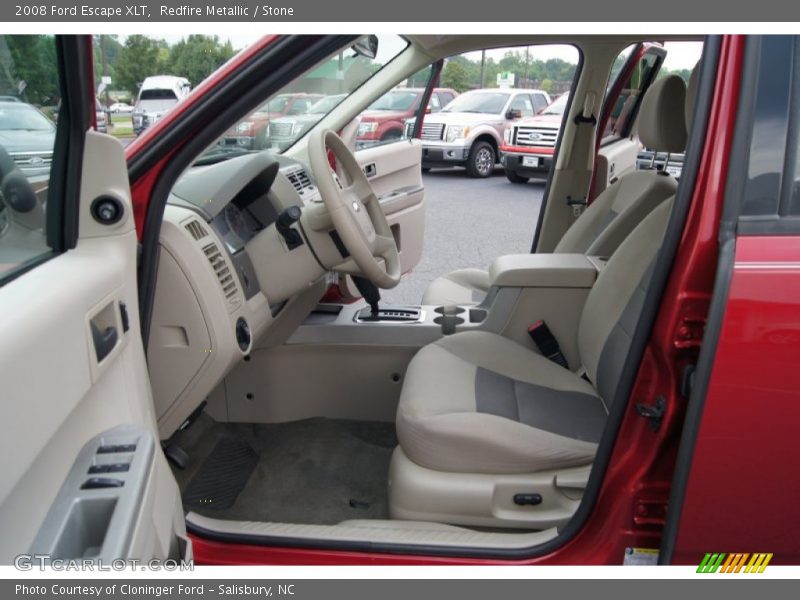 Redfire Metallic / Stone 2008 Ford Escape XLT