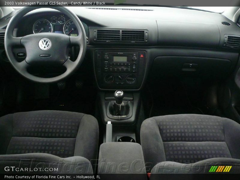 Candy White / Black 2003 Volkswagen Passat GLS Sedan