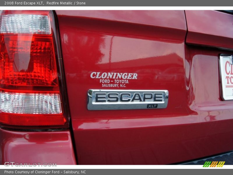 Redfire Metallic / Stone 2008 Ford Escape XLT