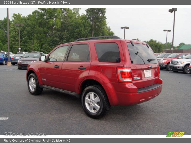 Redfire Metallic / Stone 2008 Ford Escape XLT