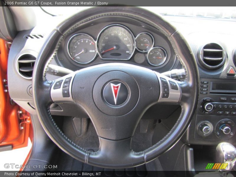 Fusion Orange Metallic / Ebony 2006 Pontiac G6 GT Coupe