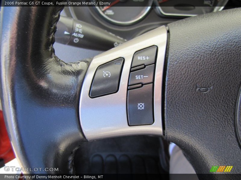 Fusion Orange Metallic / Ebony 2006 Pontiac G6 GT Coupe