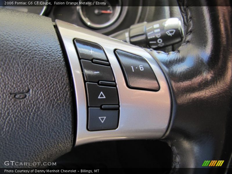 Fusion Orange Metallic / Ebony 2006 Pontiac G6 GT Coupe