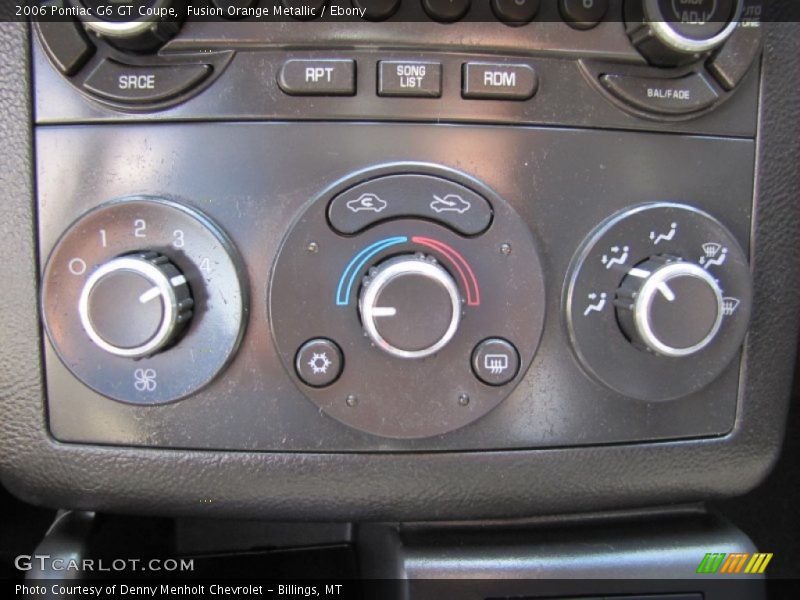 Fusion Orange Metallic / Ebony 2006 Pontiac G6 GT Coupe