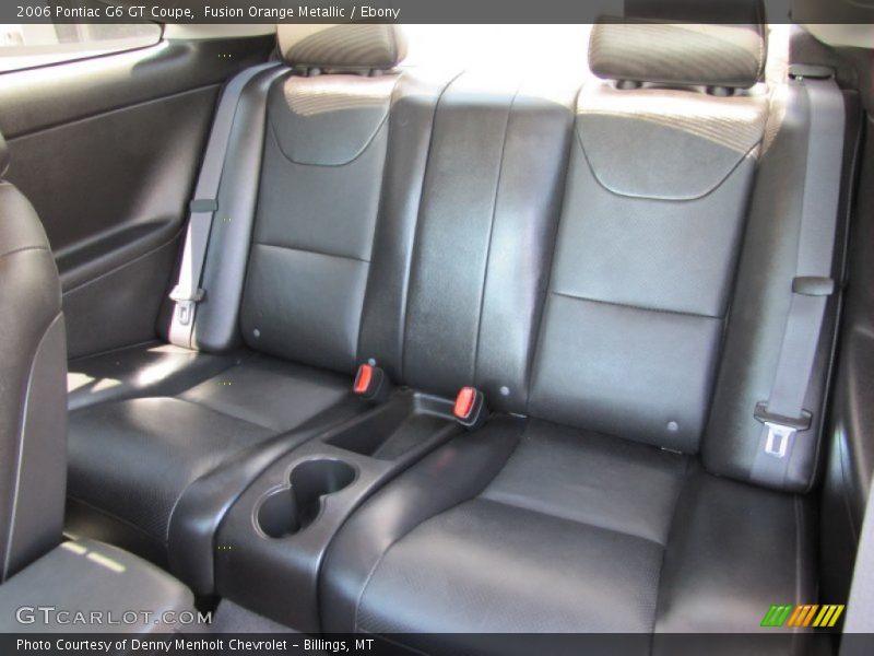 Fusion Orange Metallic / Ebony 2006 Pontiac G6 GT Coupe