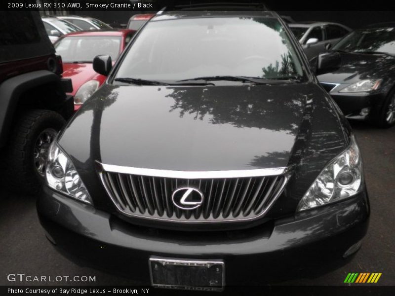 Smokey Granite / Black 2009 Lexus RX 350 AWD