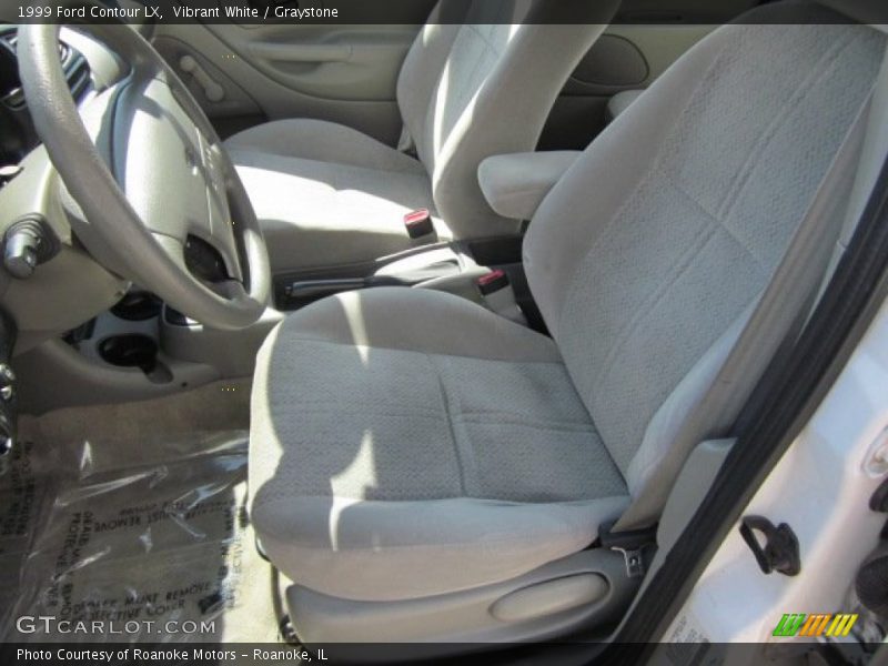 Vibrant White / Graystone 1999 Ford Contour LX