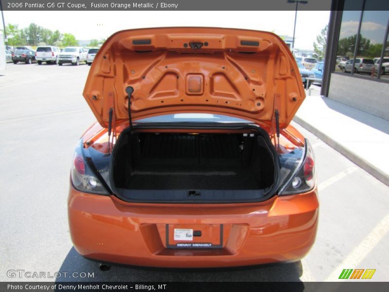 Fusion Orange Metallic / Ebony 2006 Pontiac G6 GT Coupe